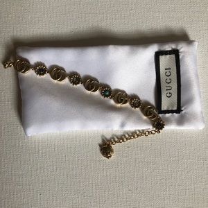 Authentic Gucci floral bracelet
